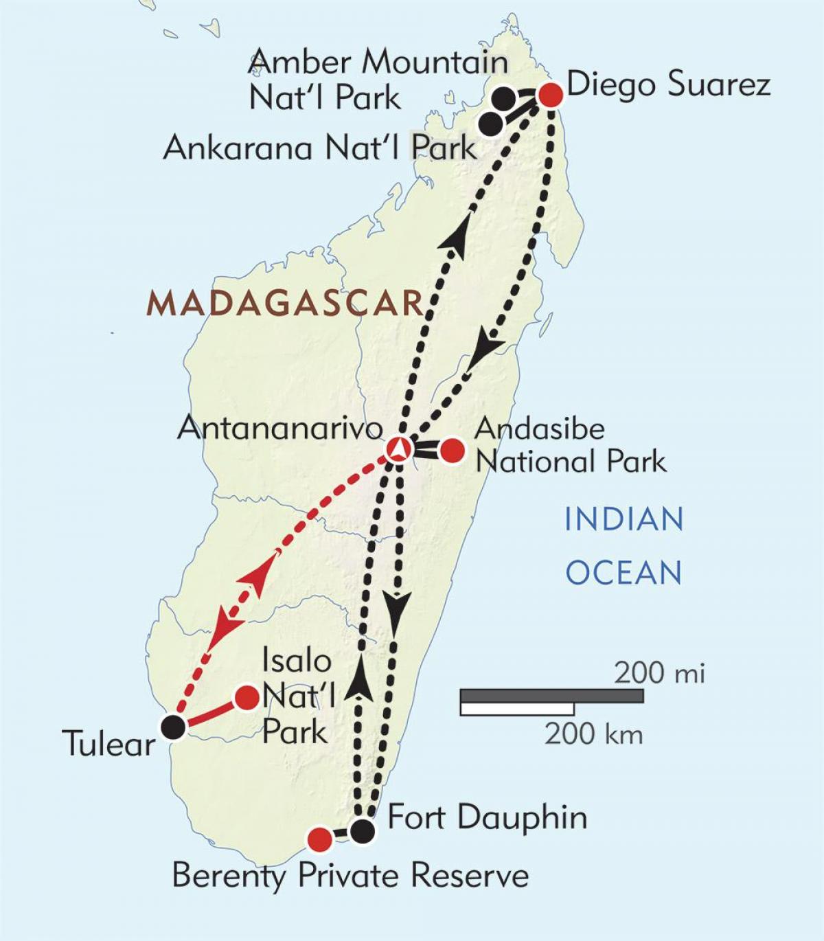 antananarivo (Madagaskar kaart